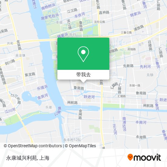 永康城兴利苑地图