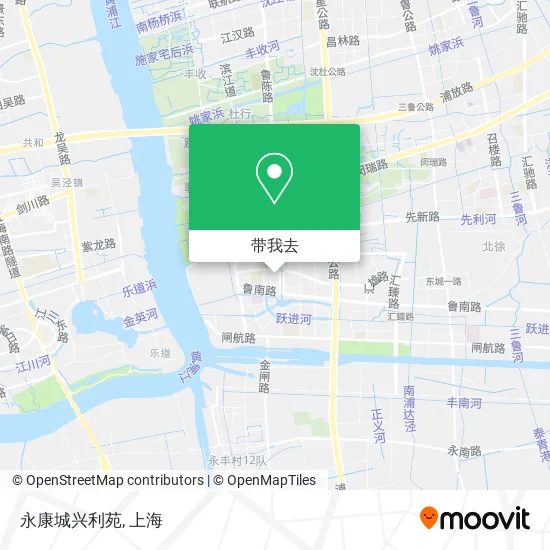 永康城兴利苑地图