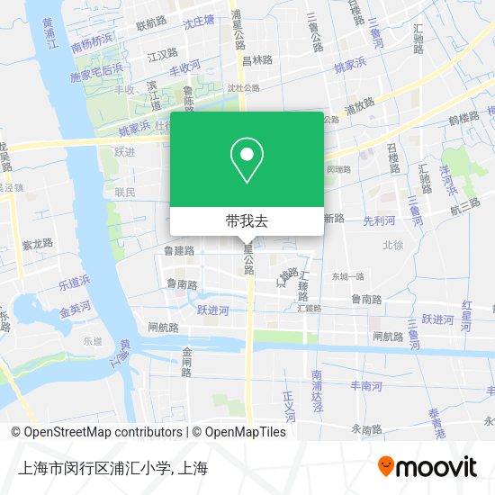 上海市闵行区浦汇小学地图