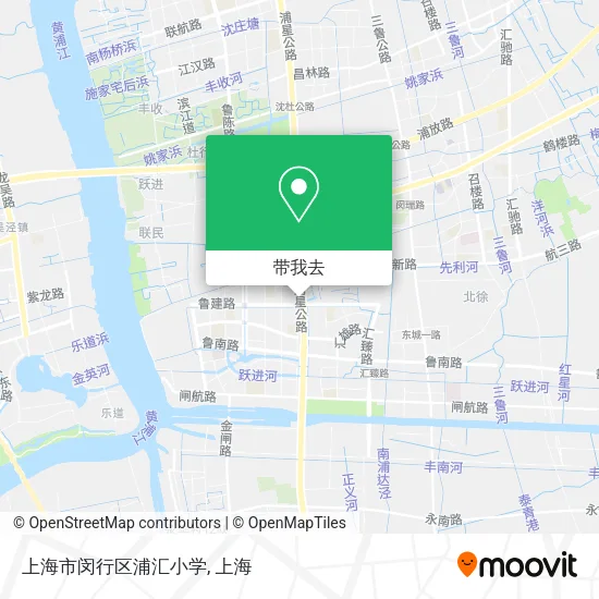 上海市闵行区浦汇小学地图