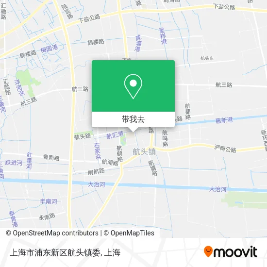 上海市浦东新区航头镇委地图