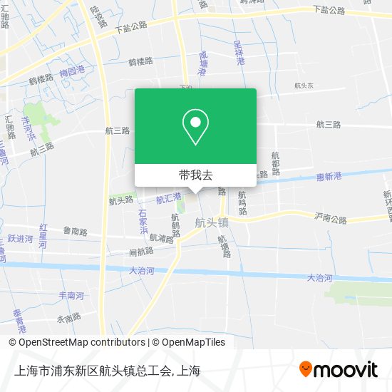 上海市浦东新区航头镇总工会地图