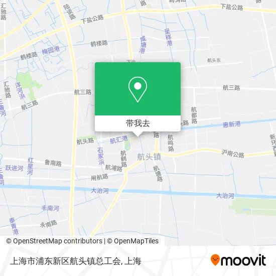 上海市浦东新区航头镇总工会地图
