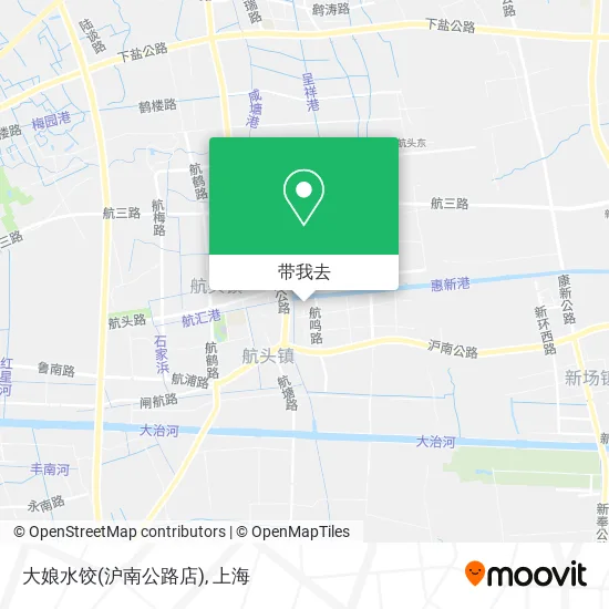 大娘水饺(沪南公路店)地图