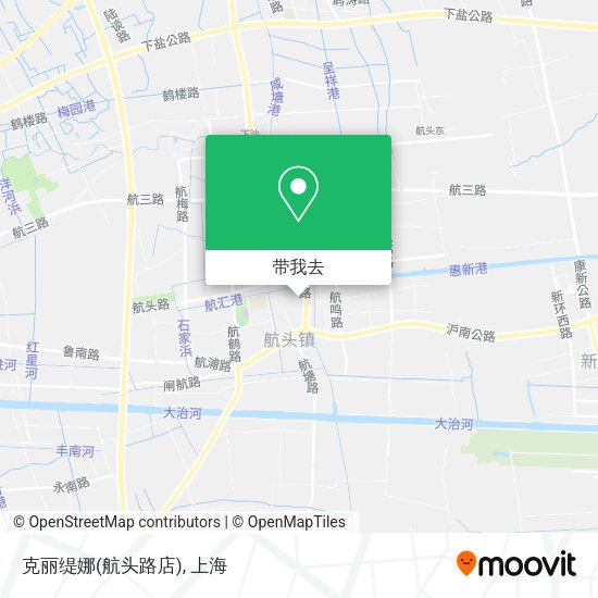 克丽缇娜(航头路店)地图