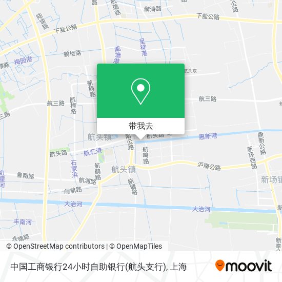 中国工商银行24小时自助银行(航头支行)地图