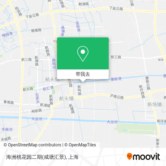 海洲桃花园二期(咸塘汇景)地图