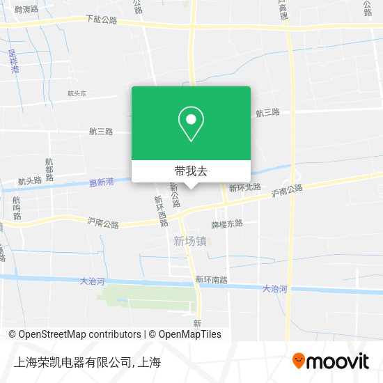 上海荣凯电器有限公司地图