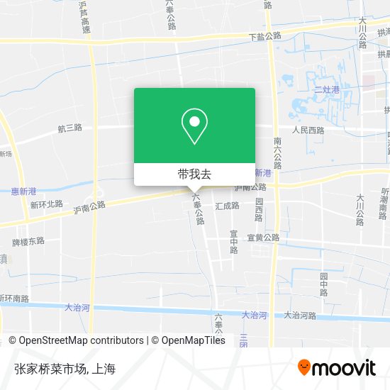 张家桥菜市场地图