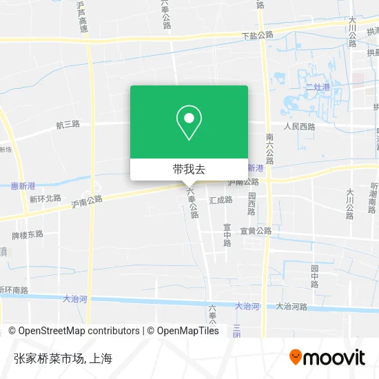 张家桥菜市场地图