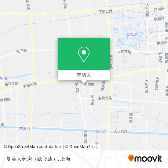 复美大药房（欧飞店）地图