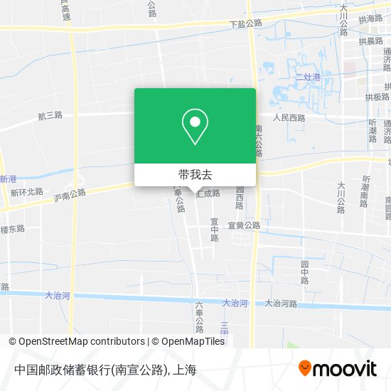 中国邮政储蓄银行(南宣公路)地图