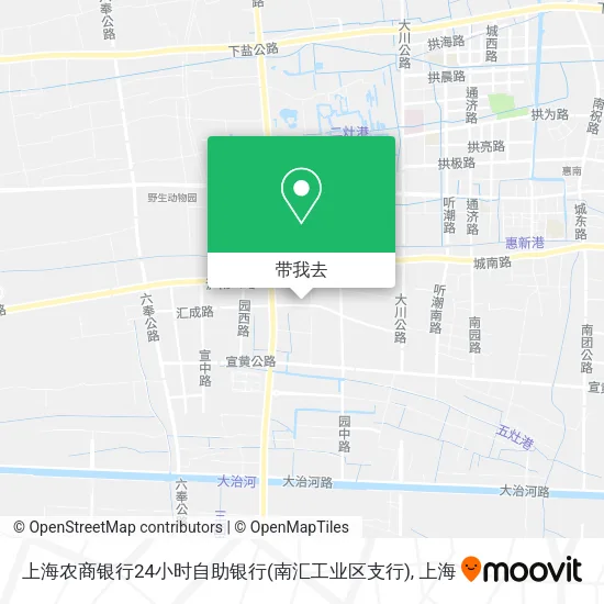 上海农商银行24小时自助银行(南汇工业区支行)地图