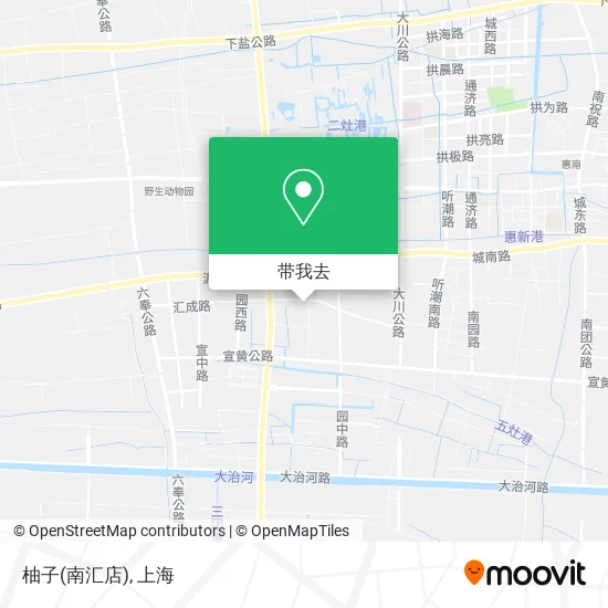 柚子(南汇店)地图