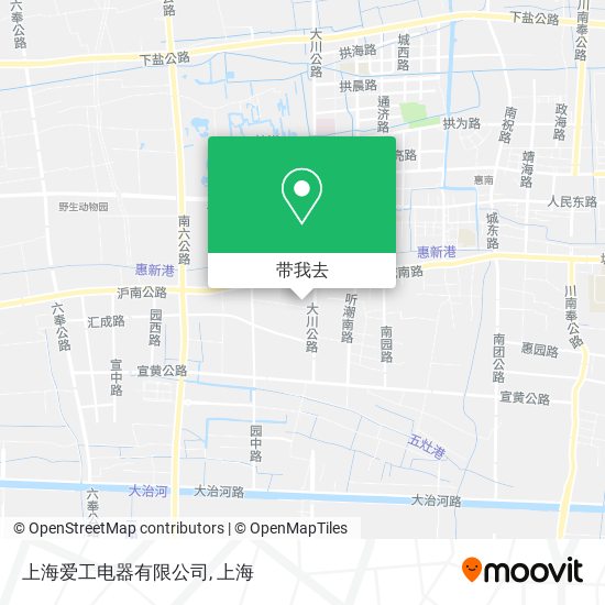 上海爱工电器有限公司地图