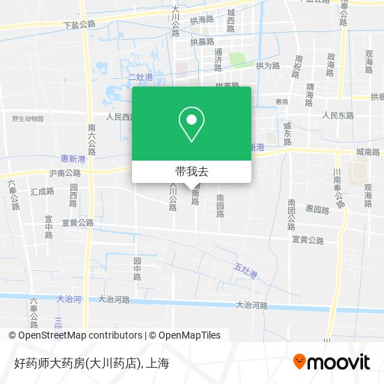 好药师大药房(大川药店)地图