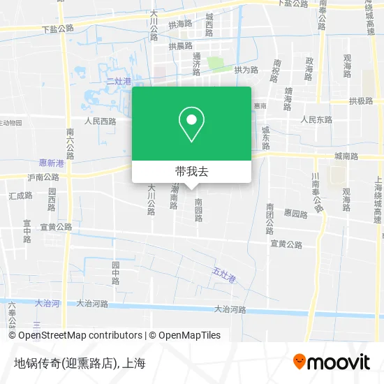 地锅传奇(迎熏路店)地图