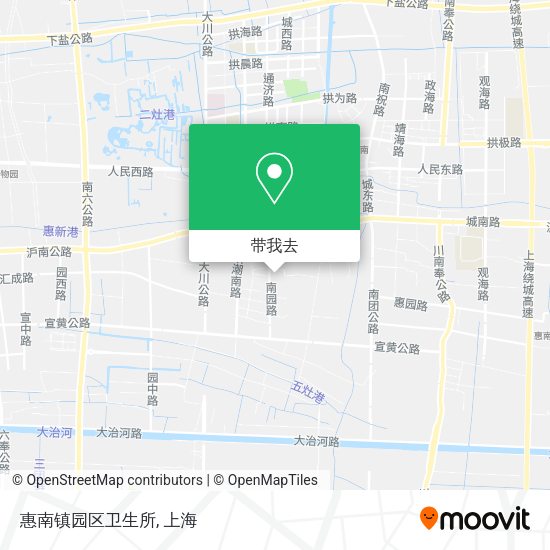 惠南镇园区卫生所地图