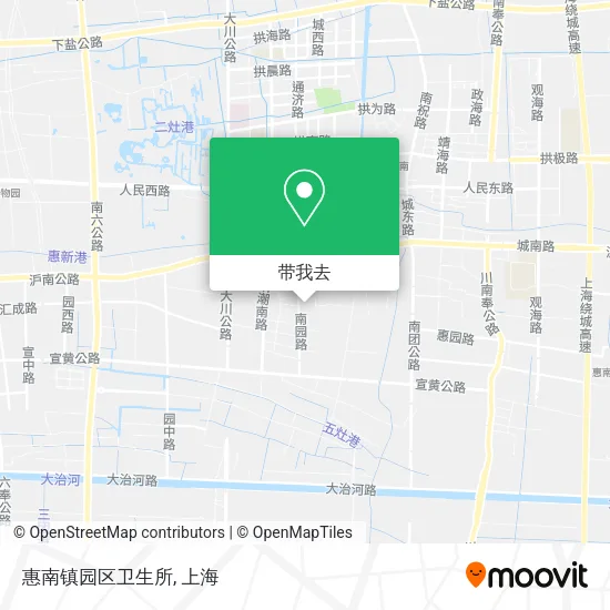 惠南镇园区卫生所地图