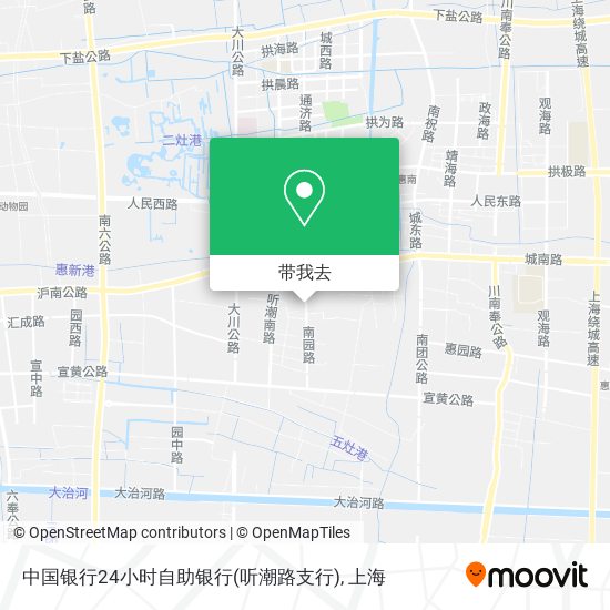 中国银行24小时自助银行(听潮路支行)地图