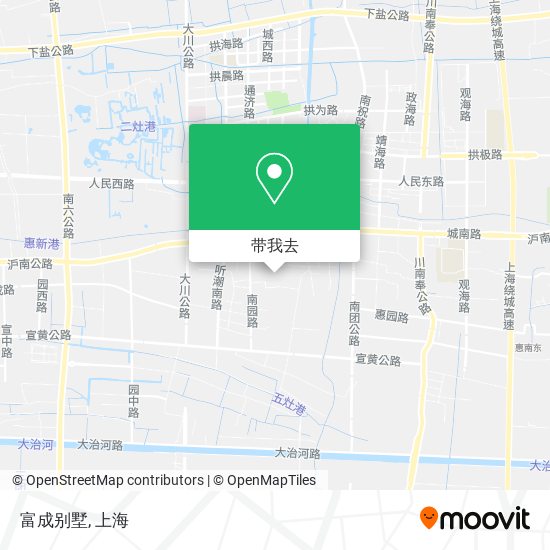 富成别墅地图