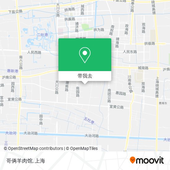 哥俩羊肉馆地图