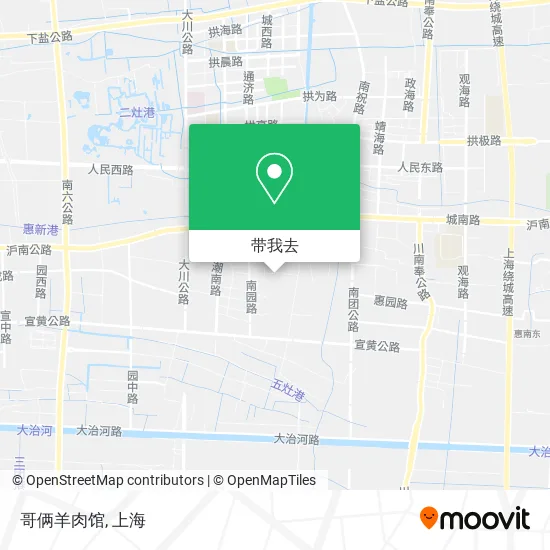 哥俩羊肉馆地图