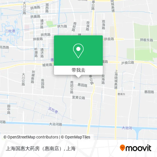 上海国惠大药房（惠南店）地图