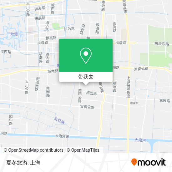 夏冬旅游地图