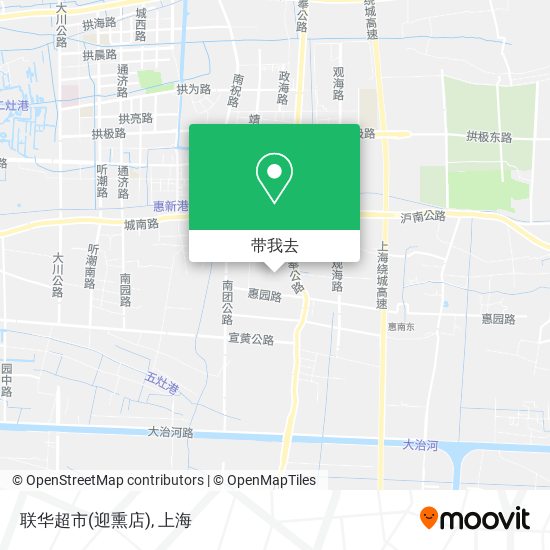 联华超市(迎熏店)地图