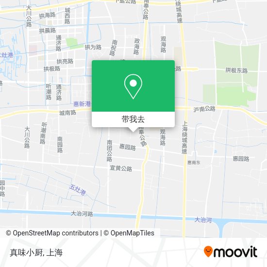 真味小厨地图