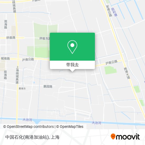 中国石化(南港加油站)地图
