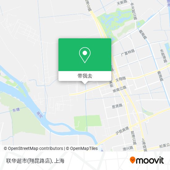 联华超市(翔昆路店)地图