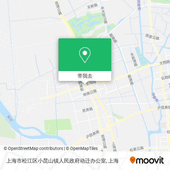 上海市松江区小昆山镇人民政府动迁办公室地图