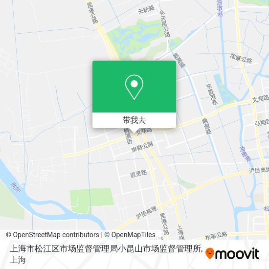上海市松江区市场监督管理局小昆山市场监督管理所地图