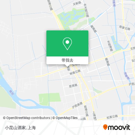 小昆山酒家地图