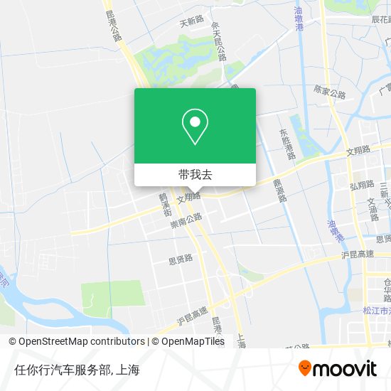任你行汽车服务部地图