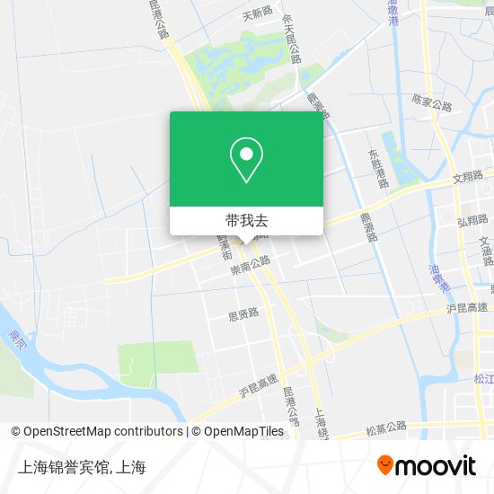 上海锦誉宾馆地图