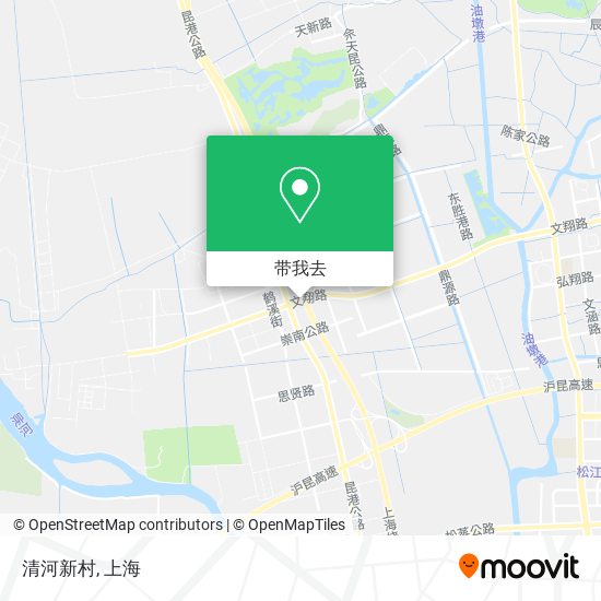 清河新村地图