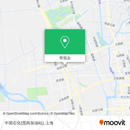 中国石化(昆岗加油站)地图