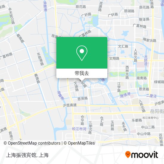 上海振强宾馆地图