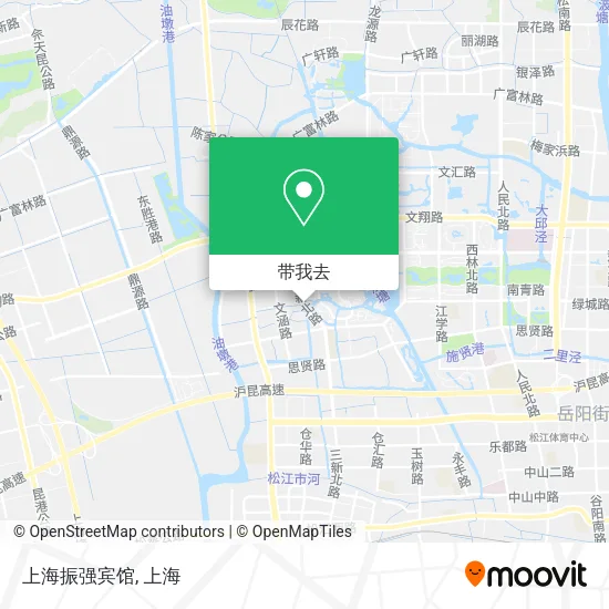 上海振强宾馆地图