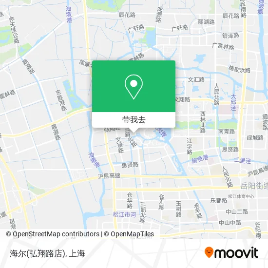 海尔(弘翔路店)地图