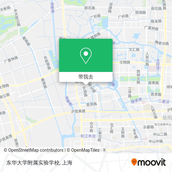 东华大学附属实验学校地图