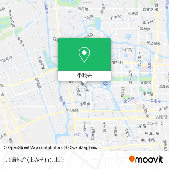 欣语地产(上泰分行)地图