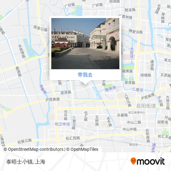 泰晤士小镇地图