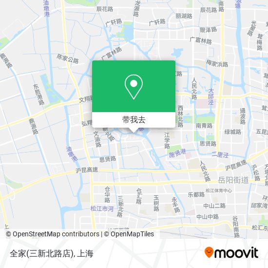 全家(三新北路店)地图