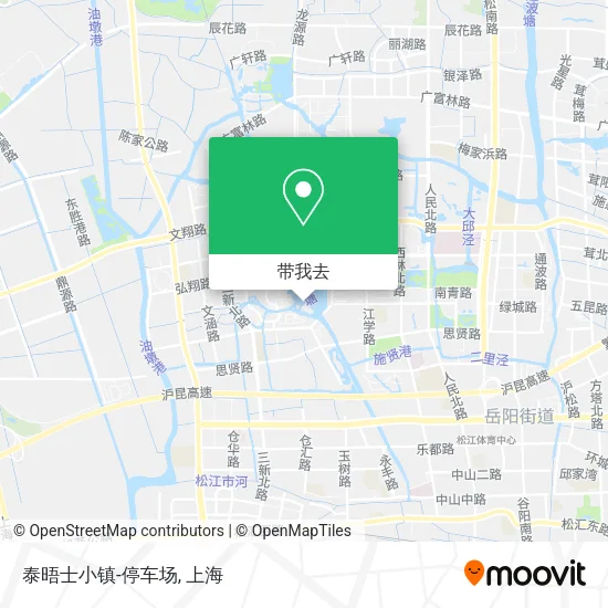 泰晤士小镇-停车场地图