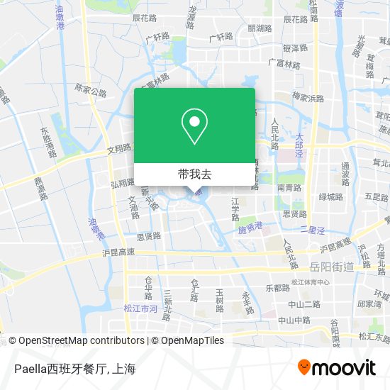 Paella西班牙餐厅地图