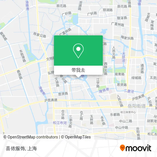 喜侬服饰地图
